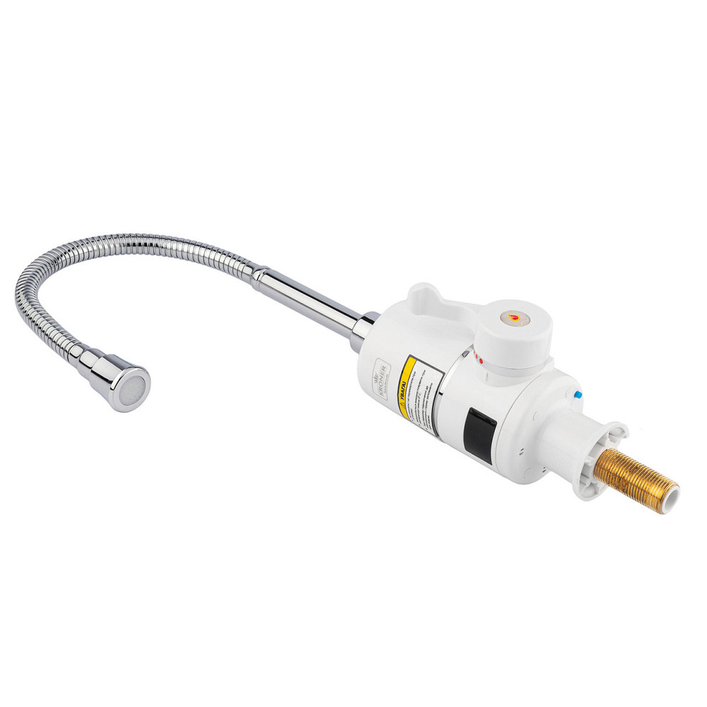 Кухонний кран з електронагрівом Kroner KRM Volt - CW090R з гнучким виливом Київ - фото 4