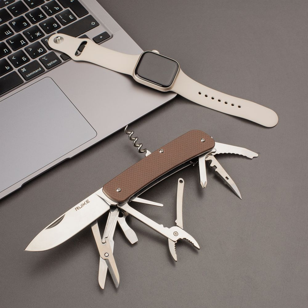 Багатофункціональний ніж Ruike Criterion Collection L41 коричневий Київ - фото 2