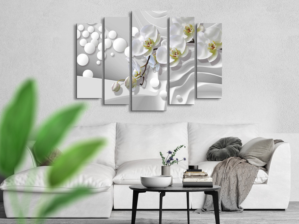 Модульна картина Квіти Орхідея Art-258_5 ( 80х118см ) Київ - фото 2