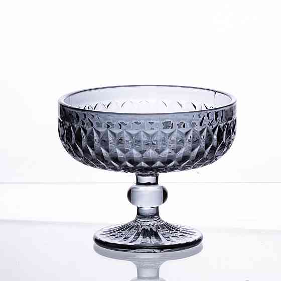 Yiwu Набір креманок на ніжці 6 шт 300 (мл) Сірий HP-19-118 Коломия