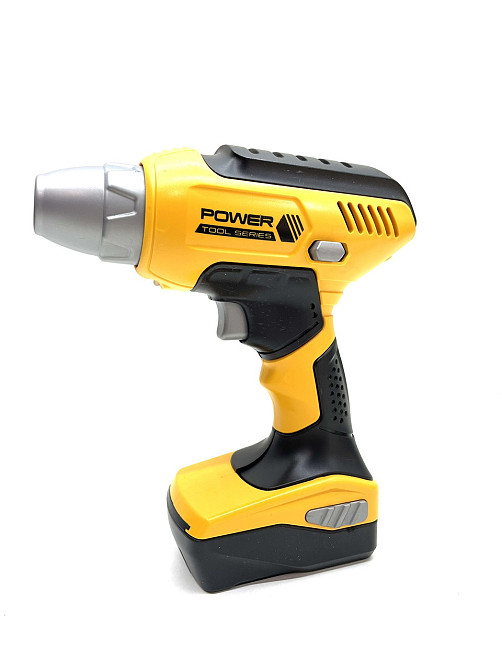 Шуруповерт іграшковий 4 насадки автоматичне обертання режим "реверс" Жовто-чорний (T002) Чернігів - фото 4