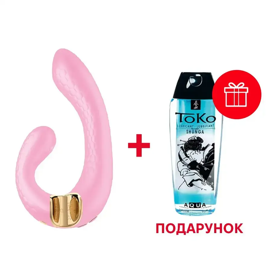 Вибратор-кролик Shunga Miyo Light Pink Львов - изображение 1