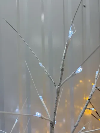 Гирлянда-дерево 1,5м 100 LED ламп белый свет для праздничного декора, TREE-1-5-W Одесса