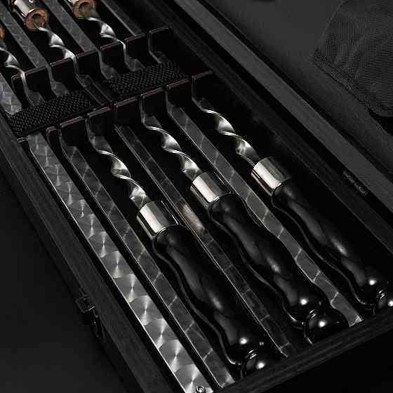 Шампури подарункові набір бокс для пікніка гриля та барбекю Оригінальні Віп подарунки на день народження татові, хлопцю, Тернопіль