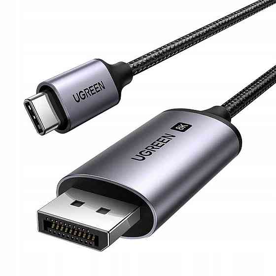 Кабель UGREEN CM556 USB-C to DisplayPort 8K Cable 1m(UGR-25157) (UGR-25157) Киев