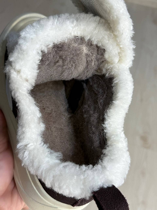 Кеди жіночі Hengji 15-6 з хутром та опушкою на липучці коричневі, 41, 25,5 см Київ - фото 18