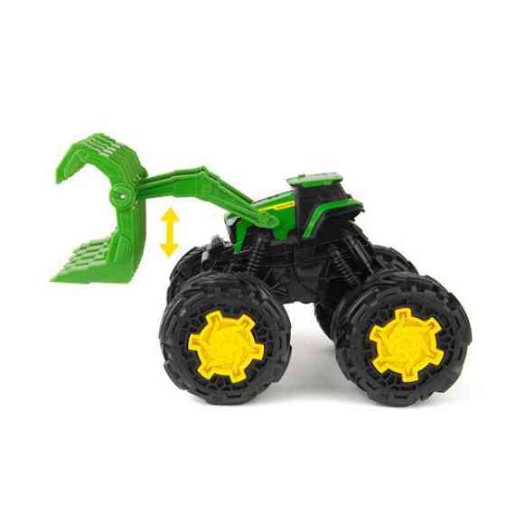 Машинка Трактор John Deere Kids Monster Treads з ковшем і великими колесами (47327) Харків