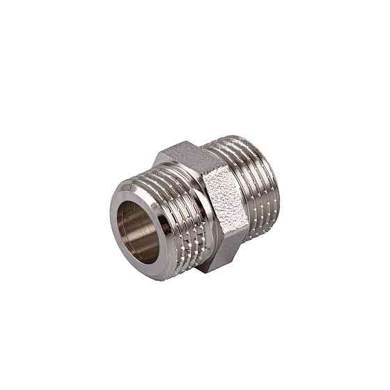 Ниппель 3/8″НН никелированный под прокладку NN222G OPTIMUM Киев