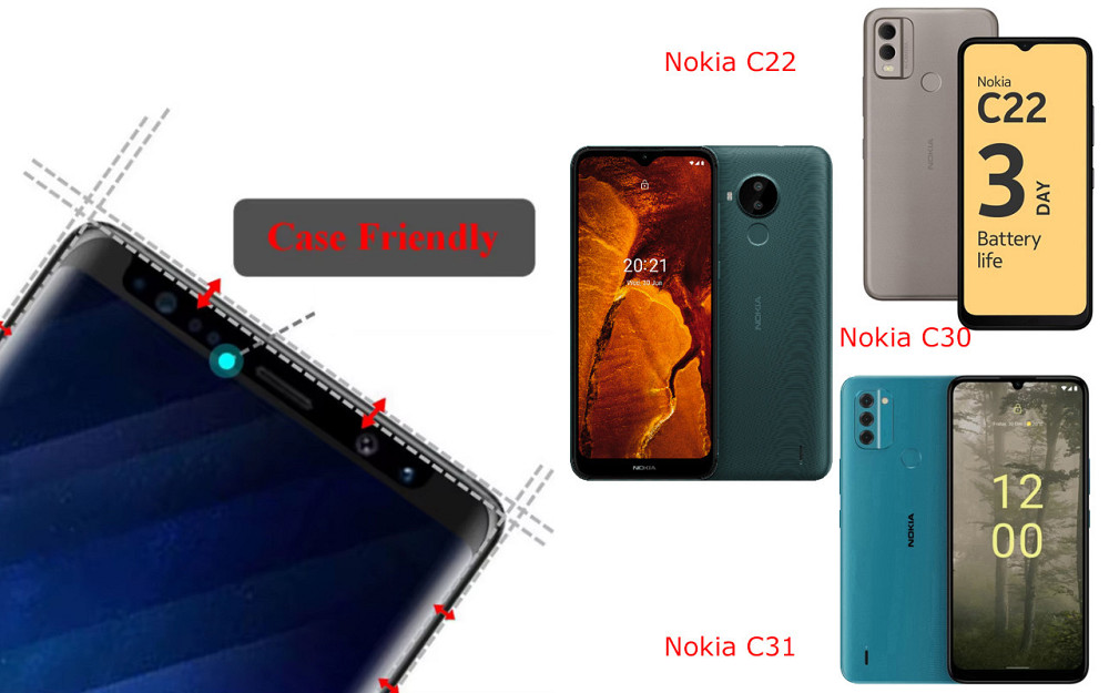 Захисне скло HyperGlass Pro для Nokia C22, Nokia C30, Nokia C31 – максимальна чутливість та захист Київ - фото 4