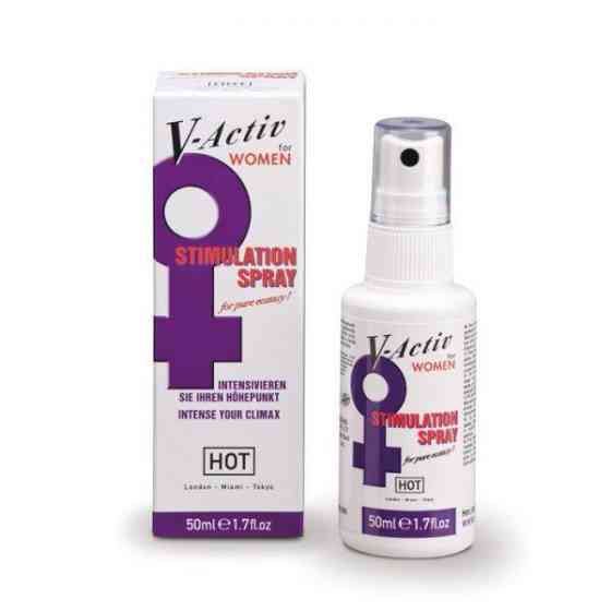 Спрей возбуждающий для женщин HOT V-Activ, 50 мл Sex Aura Киев
