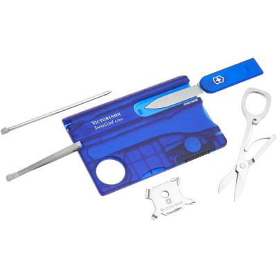Мультитул Victorinox SwissCard Lite Transparent Blue (0.7322.T2) Винница - изображение 1