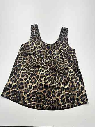 Шелковая базовая майка удлиненная Тигровый M Харьков