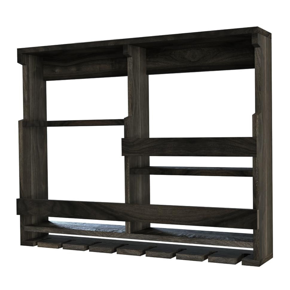 Настенная винная полка 