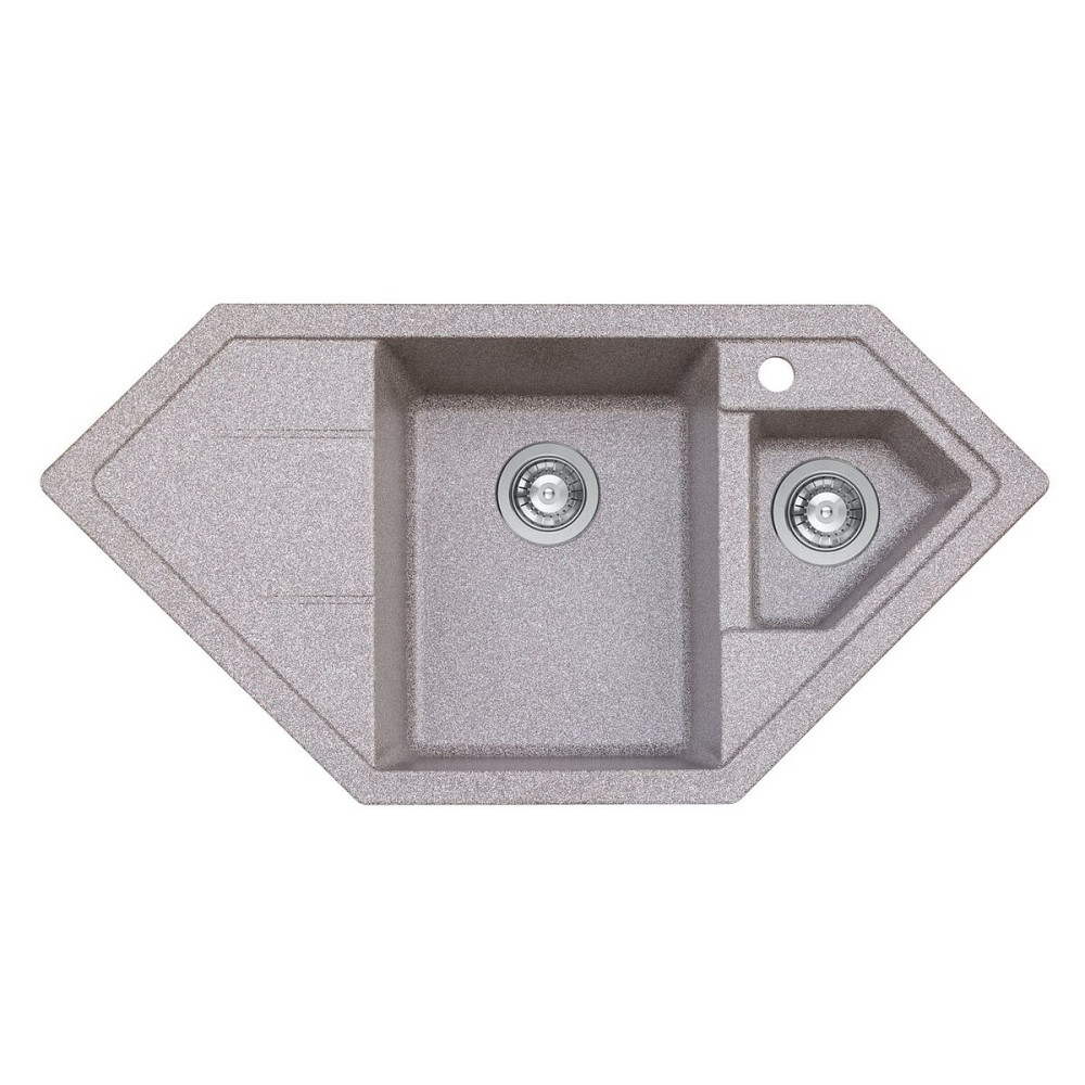 PLATINUM Гранітна мийка для кухні Platinum 9950 PANDORA матова Мікс Київ - фото 4