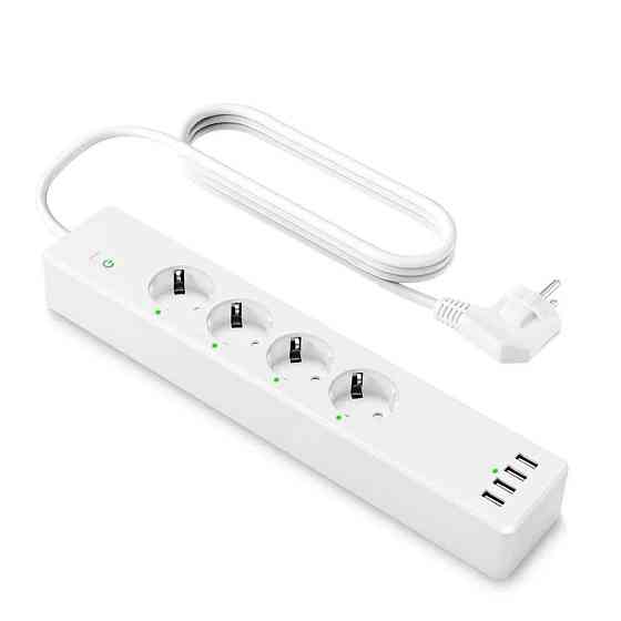 Розумний WI-FI подовжувач ZLD-44EU-W з 4 розетками і 4 USB Луцк