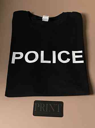 Футболка премиум с принтом POLICE Черновцы