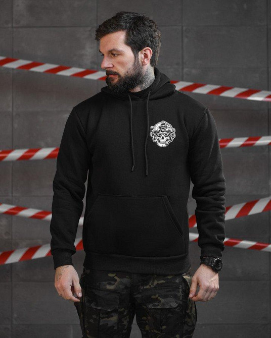 Худи на флисе Girl black ВТ4770 Одесса - изображение 2