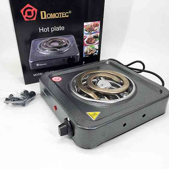 Электрические электро плиты Domotec, Плита электрическая переносная одноконфорочная настольная XT-49 Львов