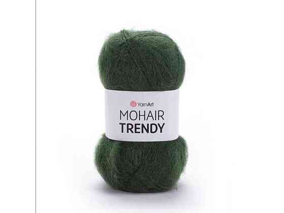 Пряжа Mohair Trendy сірий 50% мохер 50% акрил 220м 100г 5шт/уп 111 ТМ YarnArt Київ