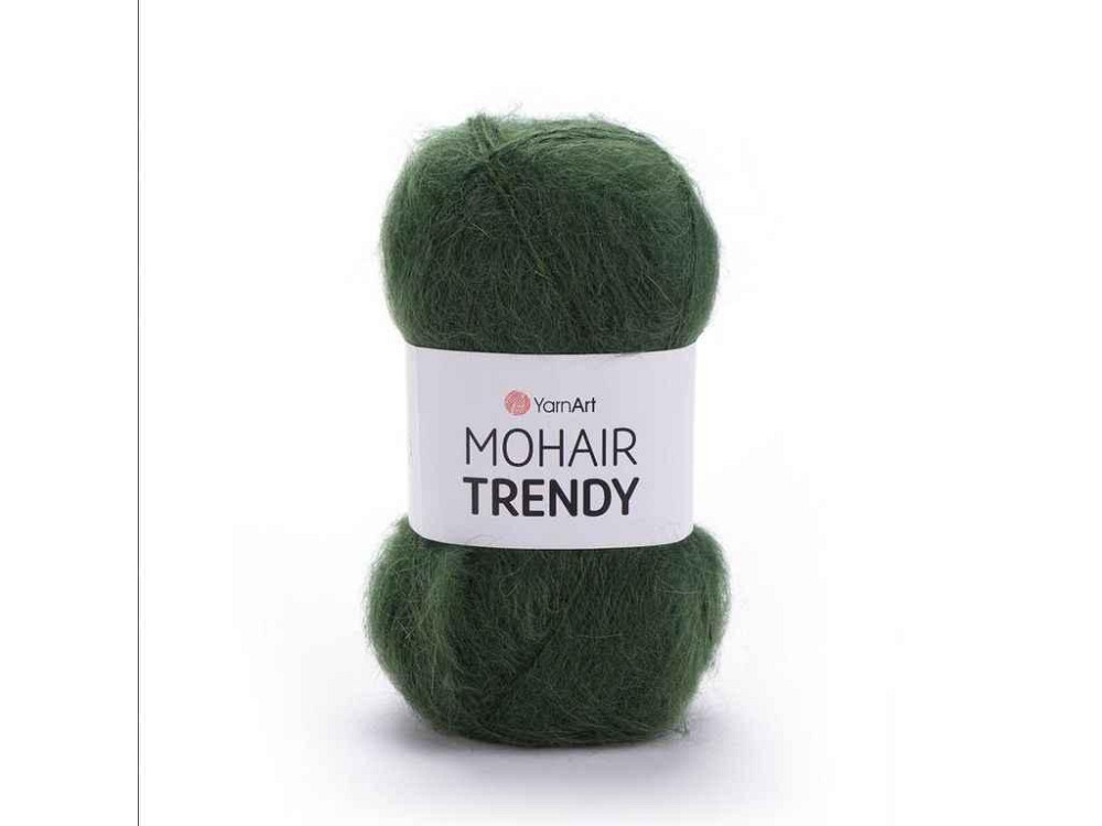 Пряжа Mohair Trendy сірий 50% мохер 50% акрил 220м 100г 5шт/уп 111 ТМ YarnArt Київ - фото 1
