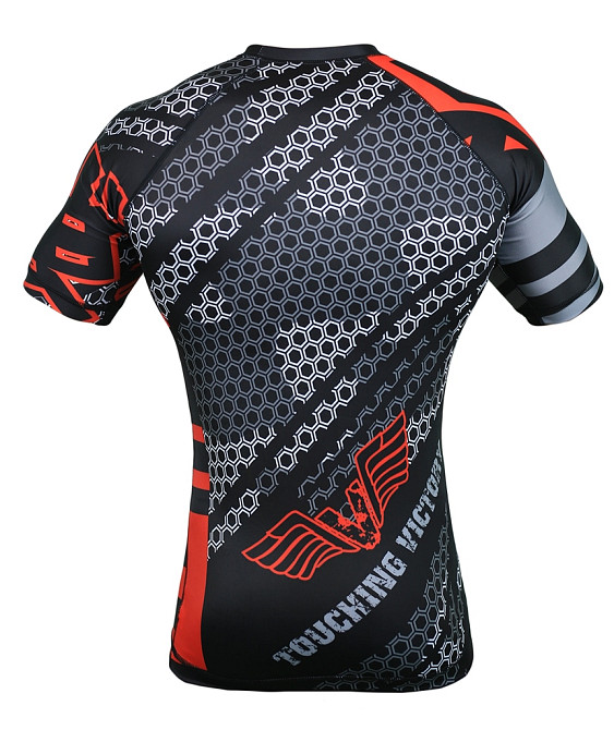 Рашгард з коротким рукавом VNK Contact Red S Каменское - изображение 2