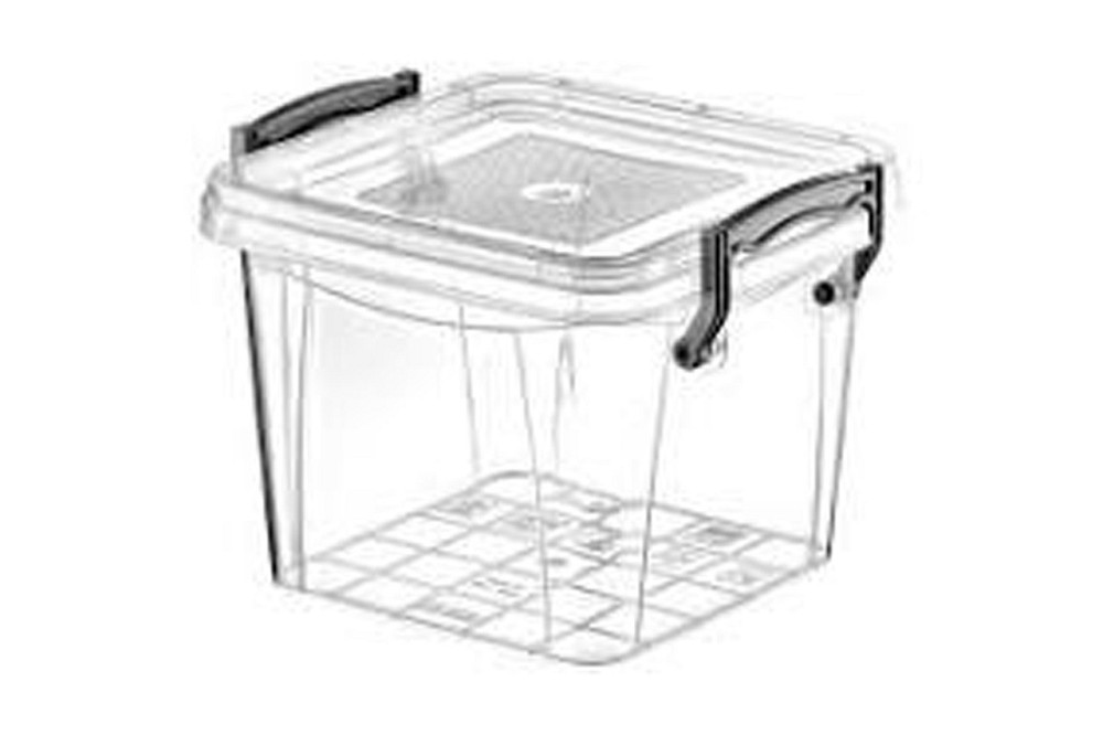 Контейнер пищевой квадратный 0,55л Plastart Одесса - изображение 1