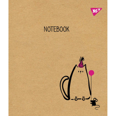 Зошит Yes А5 Sketch Animal Крафт 12 аркушів лінія (765070) Вінниця - фото 1