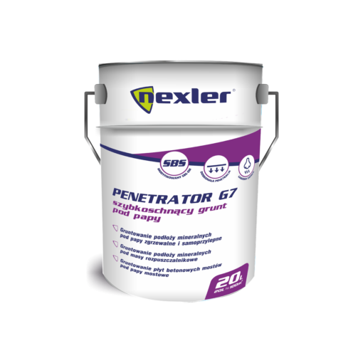 Швидковисихаюча СБС-бітумна ґрунтівка (праймер) на основі розчинника Nexler Penetrator G7, 20 л Київ - фото 1