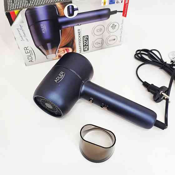 Мощный фен для быстрой укладки волос Adler, Фен с ионизацией и регулировкой температуры MB-41 Львов