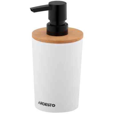 Дозатор для рідкого мила Ardesto Minimalism Білий 380 мл (ARHB3104WB) Вінниця
