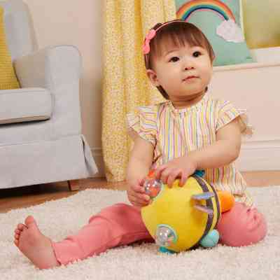 Розвиваюча іграшка Battat Сенсорна м’яка іграшка – Бджілка пухнастик дзиж (BX2037Z) Вінниця