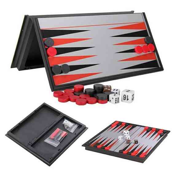 Нарды магнитные | Magnetic Folding Backgammon 3820UB (RL-KBK) Винница