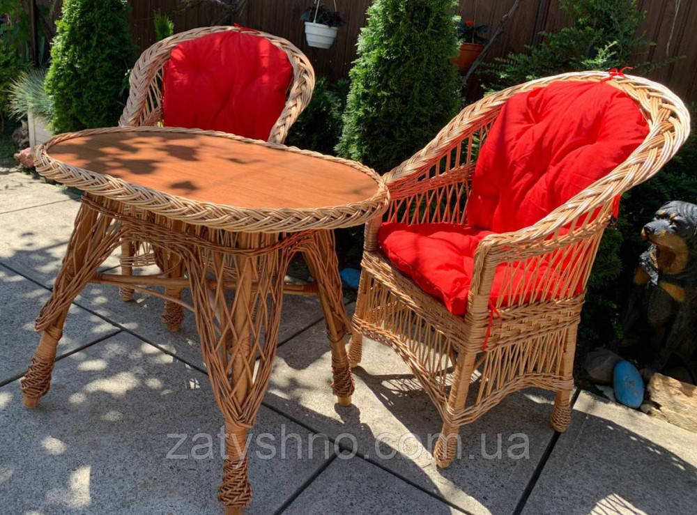 Мебель плетеная из лозы для сада и дачи Киев - изображение 3