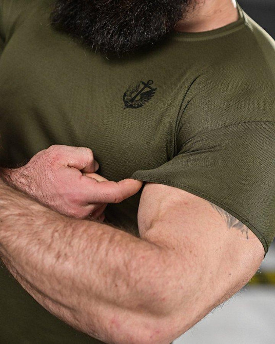 Футболка потовідвідна SAMIX вірний назавжди олива ВТ0980 Одеса - фото 4