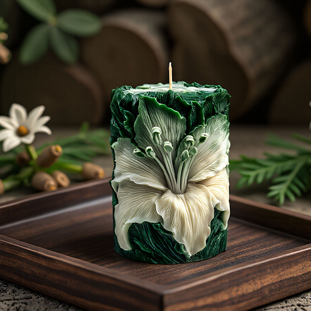 Силиконовая форма для изготовления свечи, молд 87 х 87 х 105 мм для изделий из воска пчелиного, соевого и парафина Каменец-Подольский - изображение 5