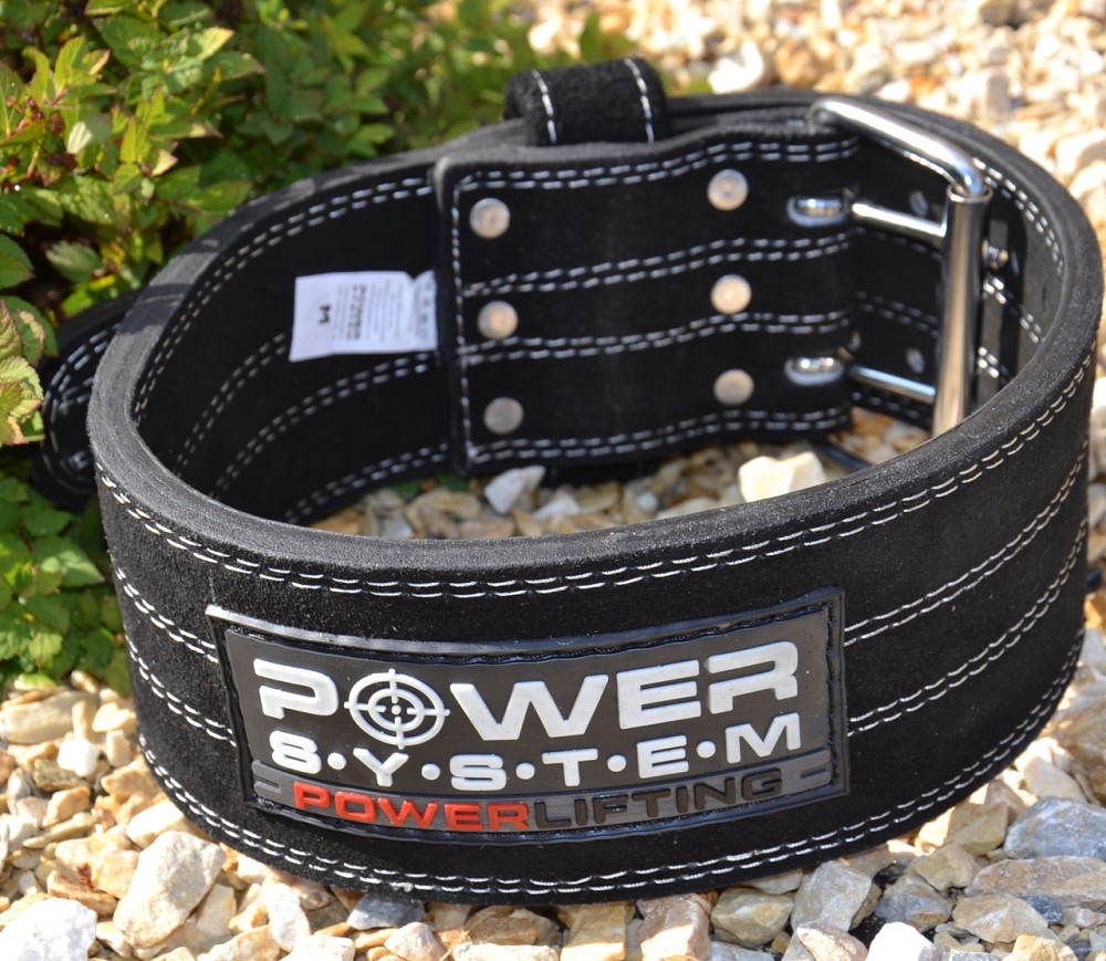 Пояс для пауерліфтингу Power System PS-3800  PowerLifting шкіряний Black L Кам'янське - фото 5