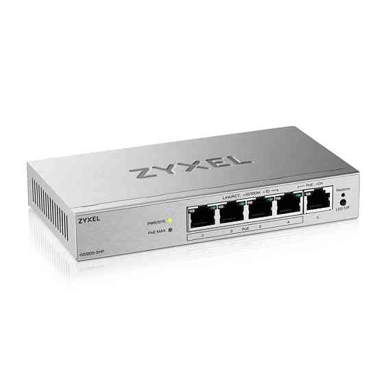 Комутатор ZYXEL GS1200-5 v3 (GS1200-5V3-EU0101F) ( 22502 ) Харків