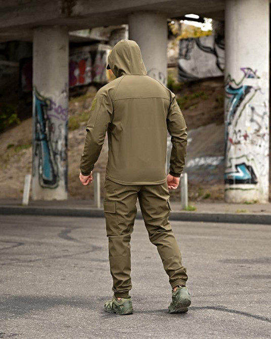 Тактичний костюм софтшел Oblivion  олива ВТ0599 Одеса - фото 3