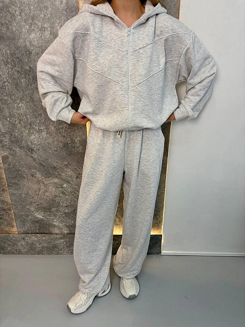 Женский стильный повседневный весенний костюм 100% хлопок Меланж Одесса - изображение 8