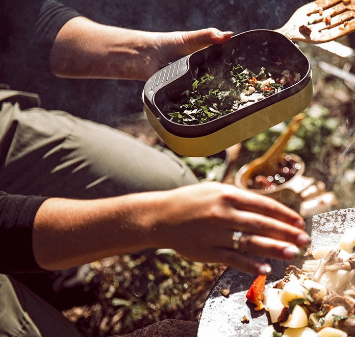 Туристический Набор Посуды на 1 персону Wildo "Camp-A-Box Complete" (10262) Orange Нововолинськ - фото 4