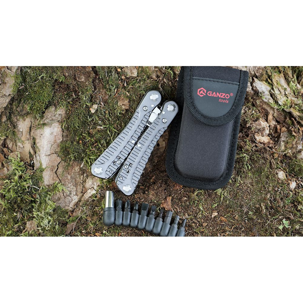 Мультитул Ganzo G105, (16.5 см) 22 функції + біти та чохол Київ - фото 20
