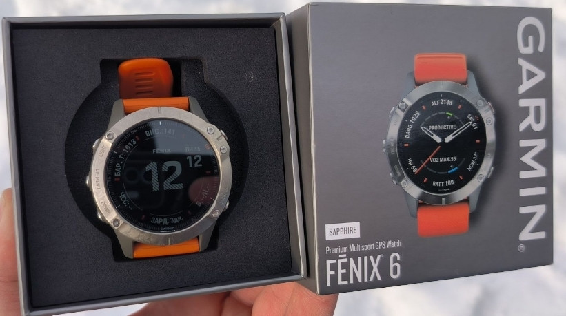 Часы: Garmin Fenix 6 Titanium Sapphire (Pro). Киев - изображение 1