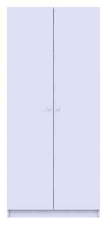 Шафа розпашна з полицями Doros Промо 90х48х204 см Білий (DRS-011201) Львів