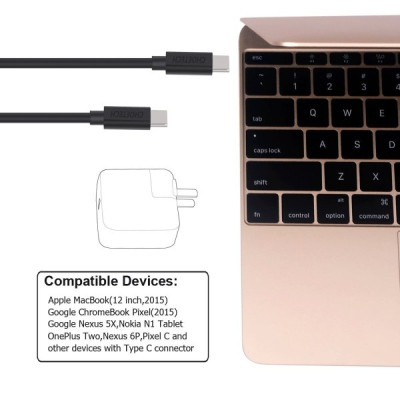 Дата кабель USB-C to USB-C 2.0m Choetech (CC0003) Вінниця - фото 7