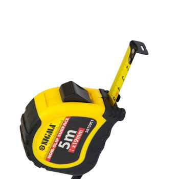 Рулетка 5м x 19мм гумова, стопор полотна Мукачево - фото 1