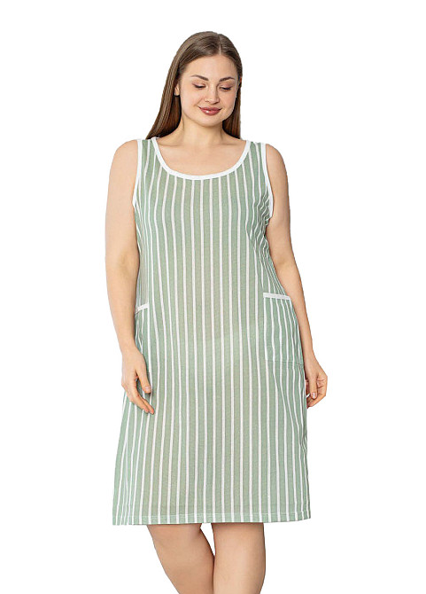 Домашнее платье ночная сорочка трикотаж P458-2XL Киев - изображение 1