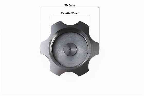 Кришка бака паливного "метал" + сапун, 110/125/140/150/160cc, чорна Київ