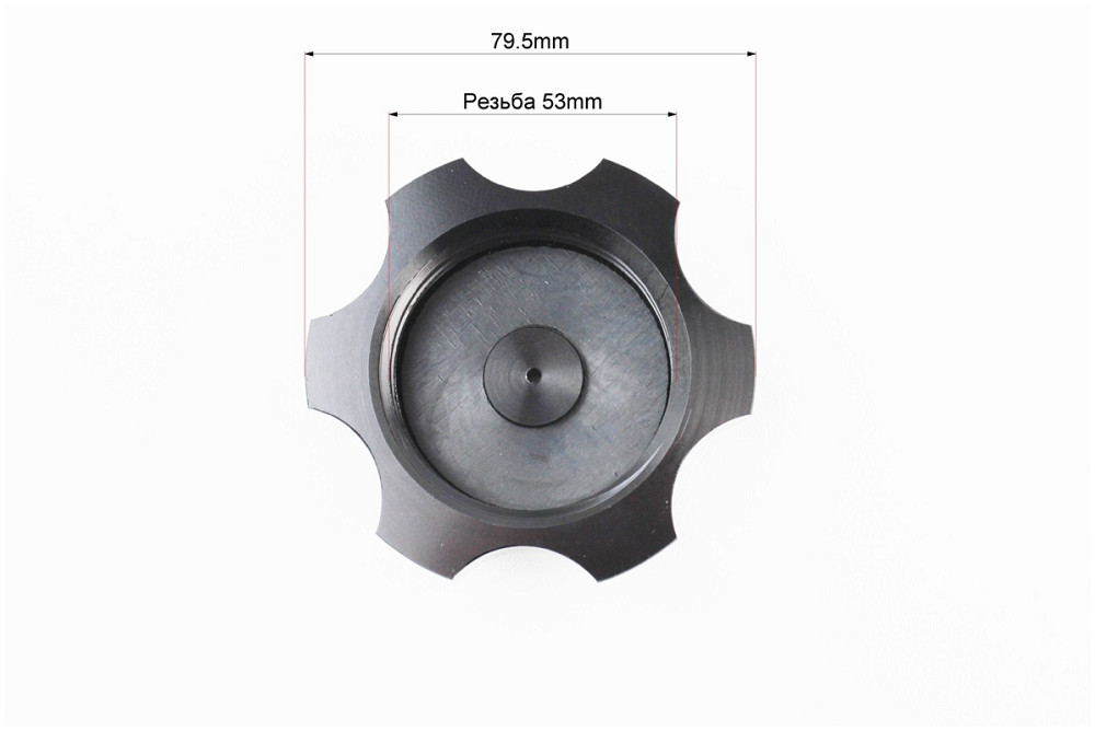 Кришка бака паливного "метал" + сапун, 110/125/140/150/160cc, чорна Киев - изображение 3