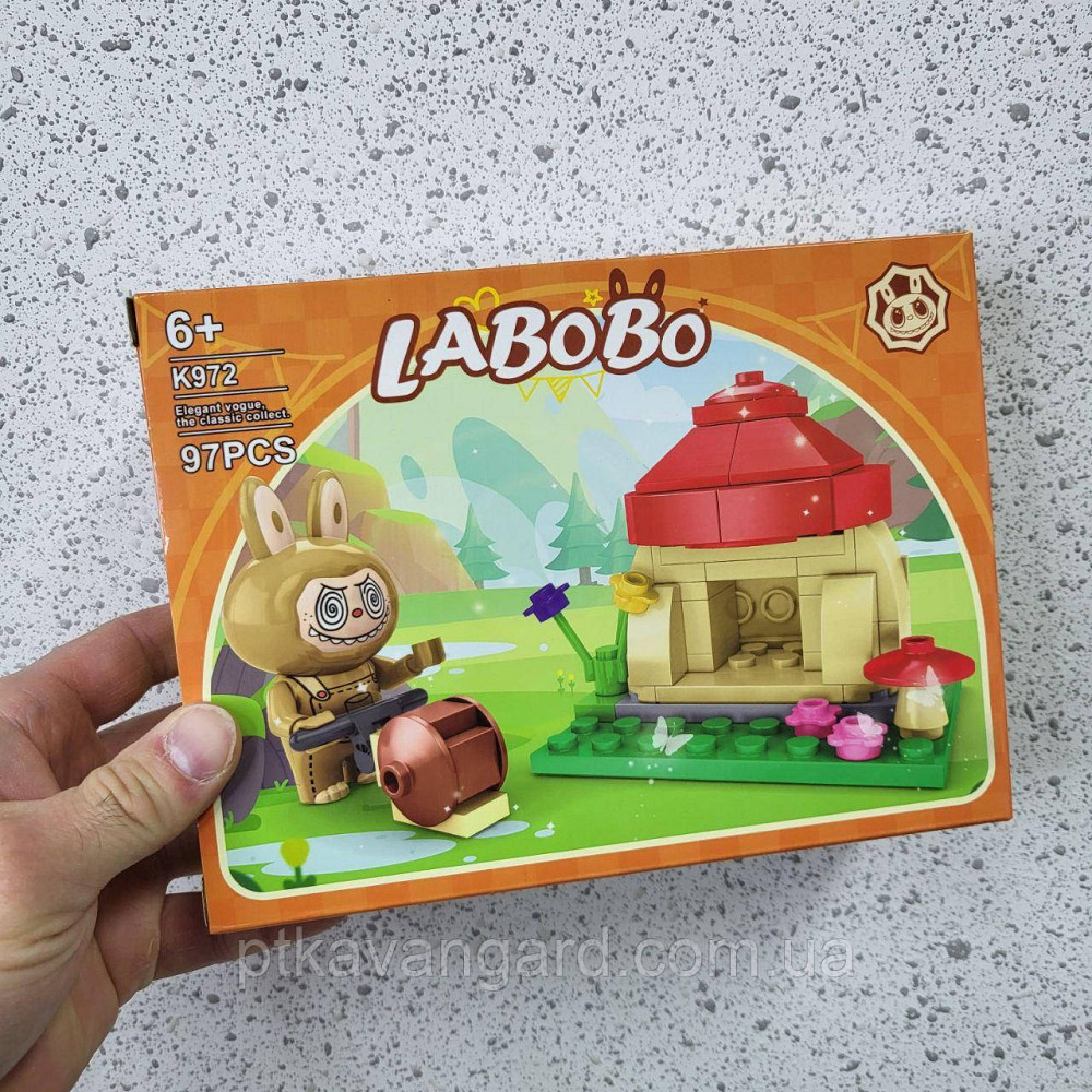 Конструктор лабубу 4в1 375 деталей labubu блоковий 4 набори в блоці K 972 A Хмельницький - фото 5