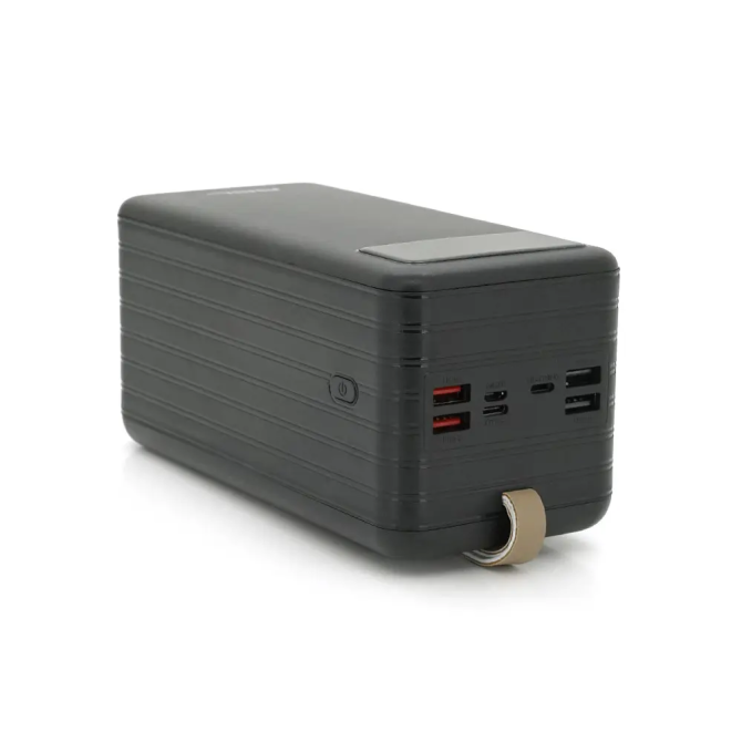 Універсальна зарядна батарея Power Bank ACL PW-94 80000mah + зарядні кабелі (Чорний) Вінниця - фото 4